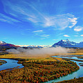 Panoramic view of Patagonia print